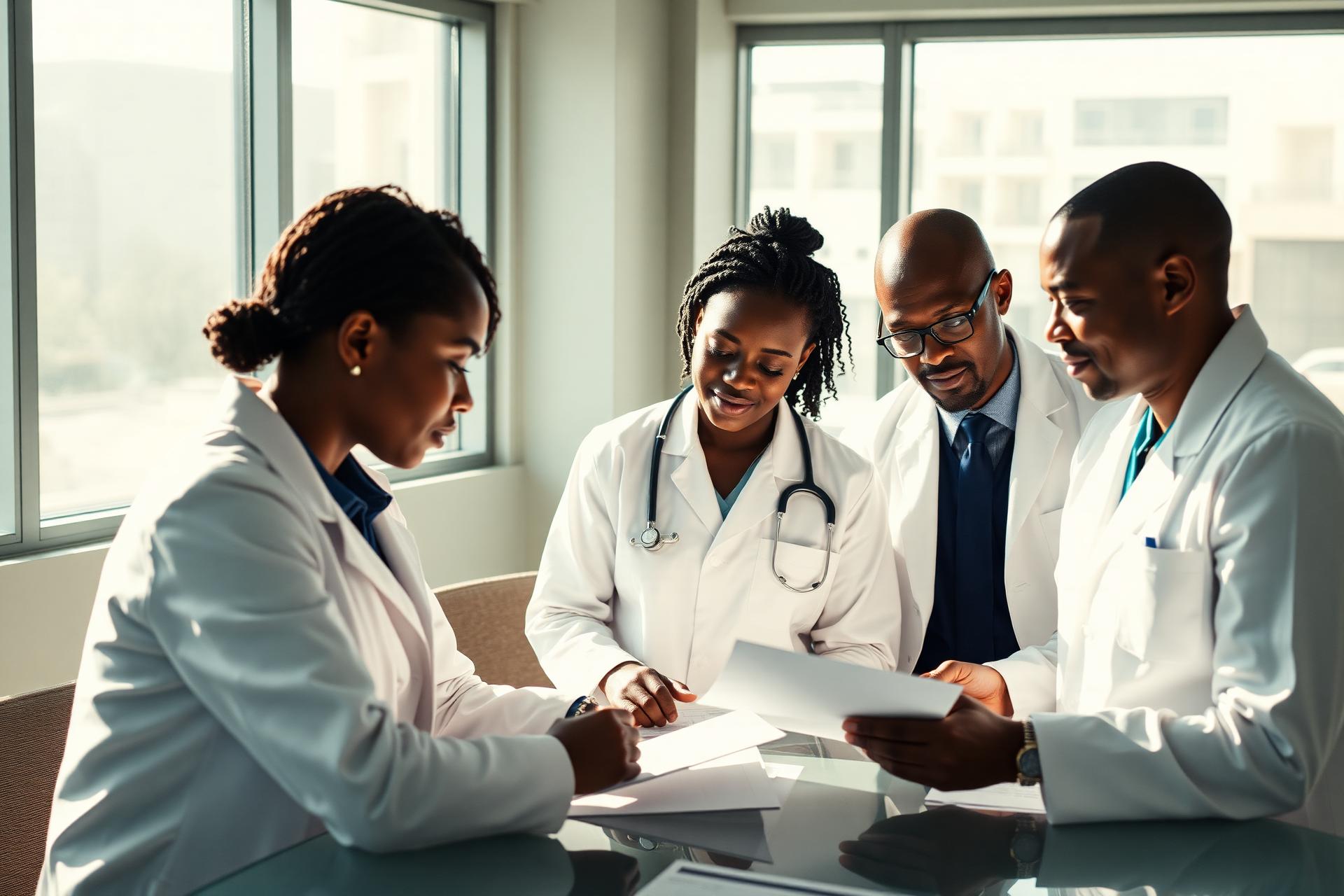 Équipe de santé publique africaine